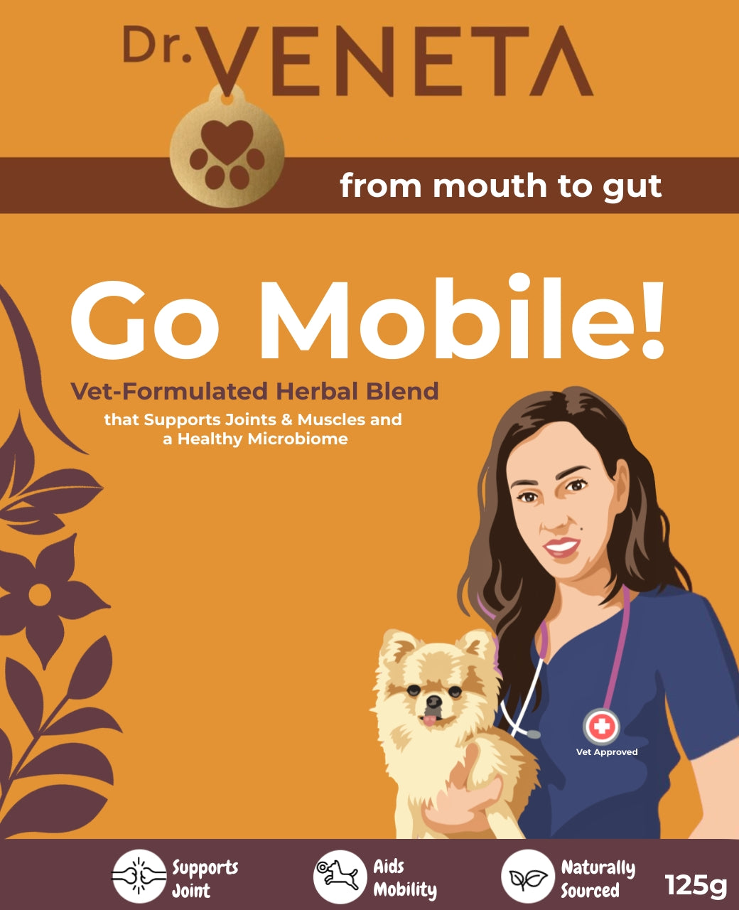 Dr Veneta Go Mobile herbal blend for joint and mobility support