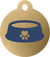 Dog feeding icon